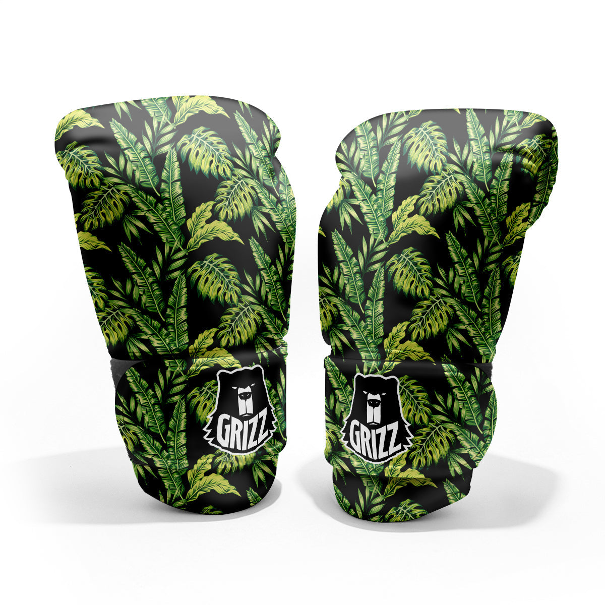 Banana Palm Leaf Print Pattern Pro Boxing Glove
