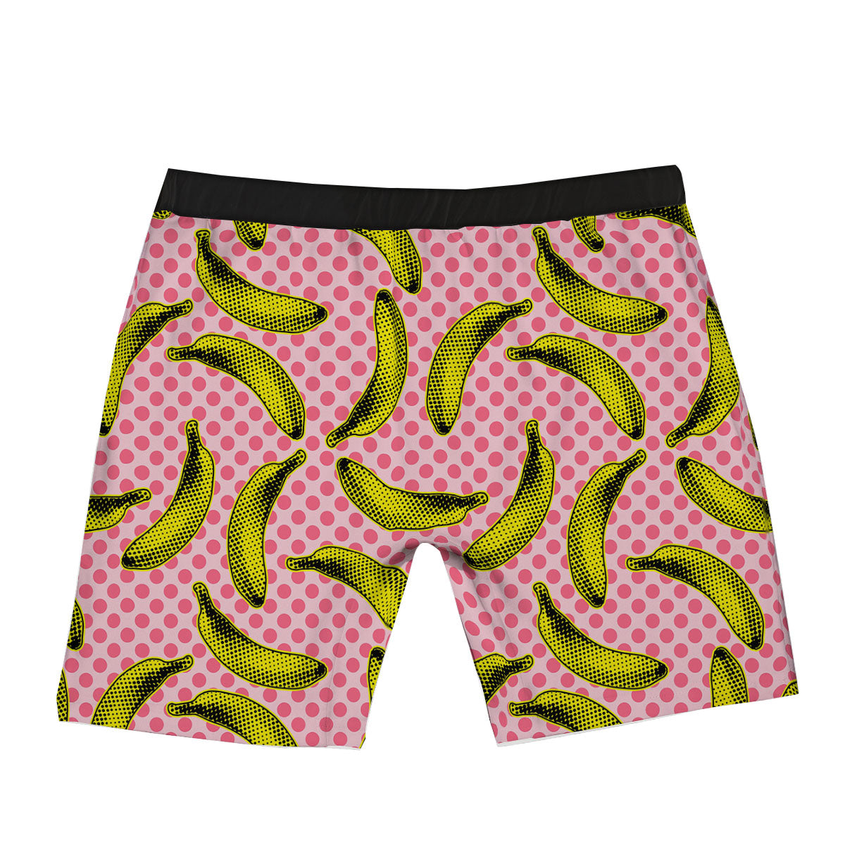 Banana Polka Dot Print Pattern Boxer Briefs-grizzshop