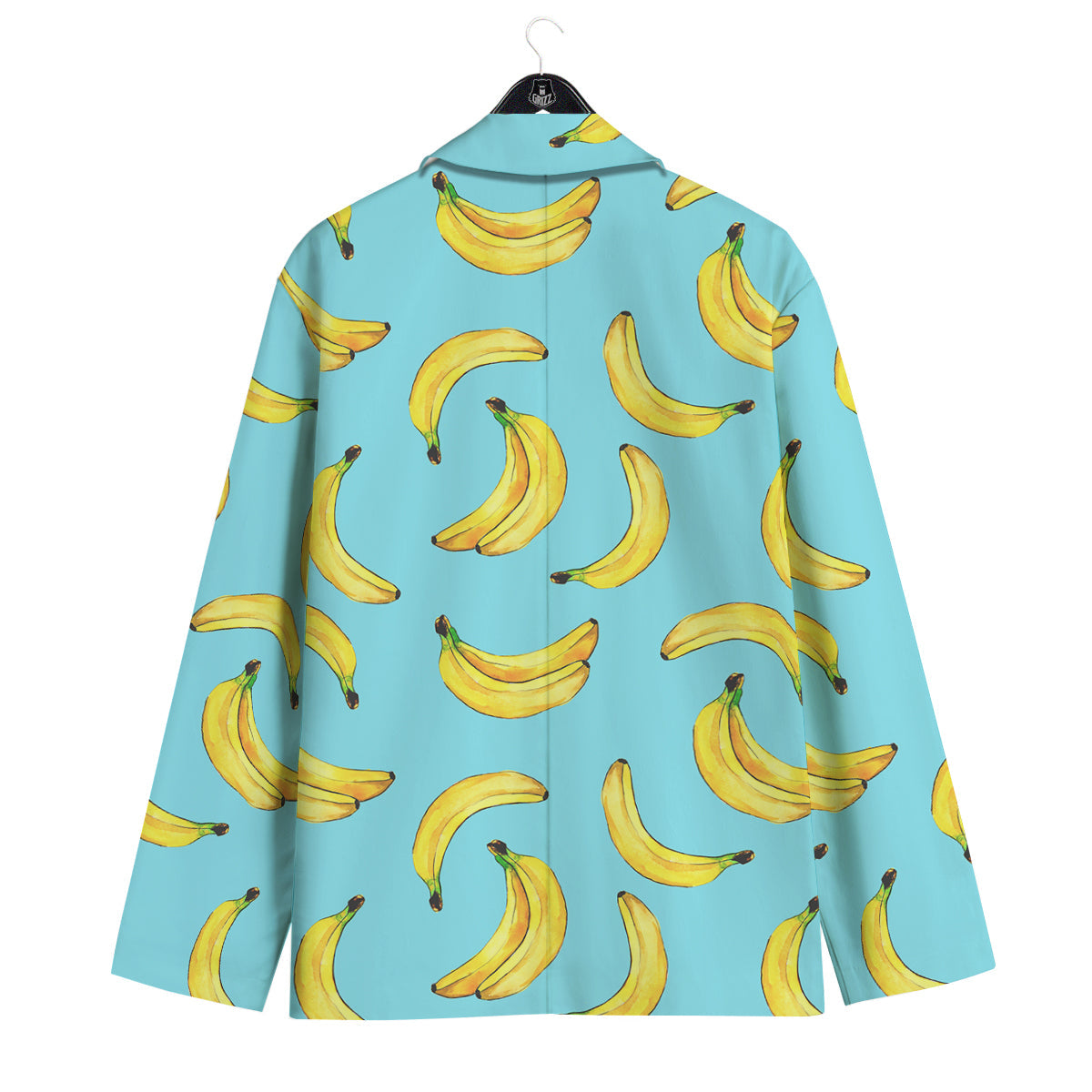 Banana Watercolor Print Pattern Men's Sport Coat-grizzshop