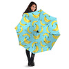 Banana Watercolor Print Pattern Umbrella-grizzshop