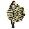 Banana Zigzag Print Pattern Umbrella-grizzshop