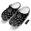 Bandana Black Paisley Print Clog-grizzshop