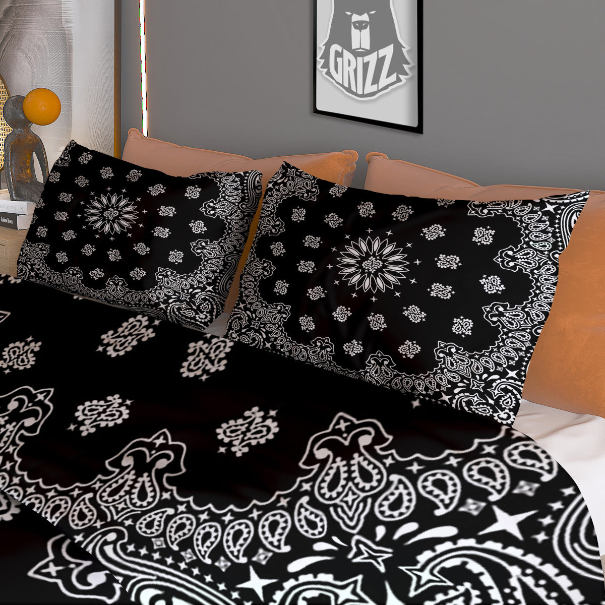 Bee Cute Honey Print Pattern Duvet Cover Bedding Set