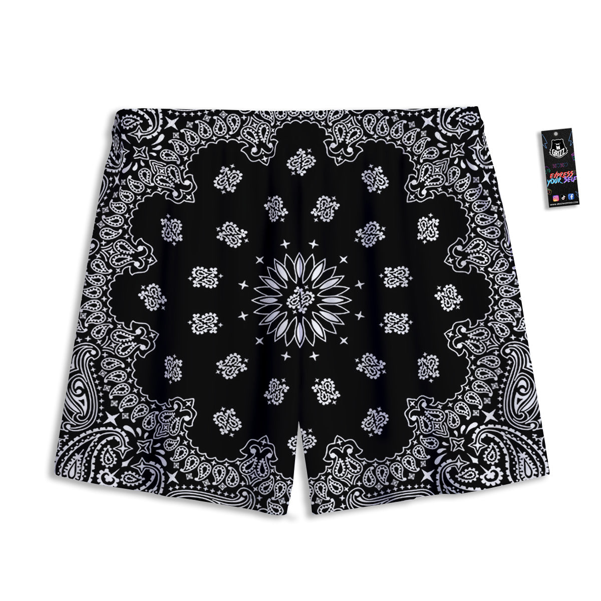 Bee Cute Honey Print Pattern Mesh Shorts