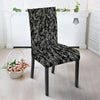 Bandana Black Paisley Print Pattern Dining Chair Slipcover-grizzshop