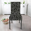 Bandana Black Paisley Print Pattern Dining Chair Slipcover-grizzshop