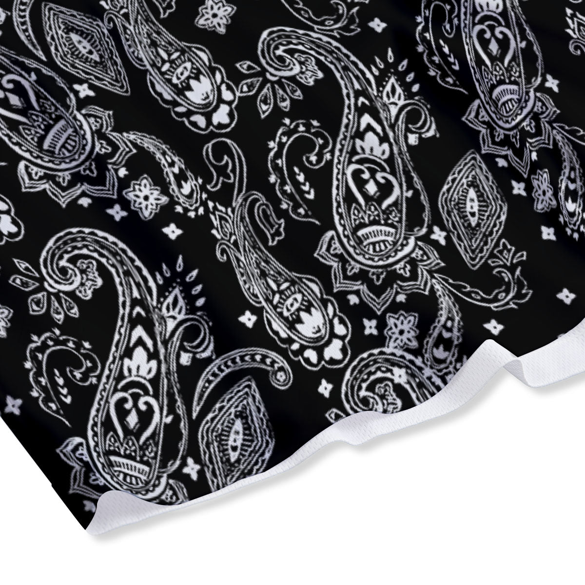 Bee Flower Print Pattern Mesh Shorts