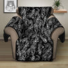 Bandana Black Paisley Print Pattern Recliner Protector-grizzshop