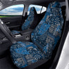 Bandana Blue Paisley Print Pattern Car Seat Covers-grizzshop