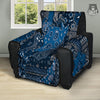 Bandana Blue Paisley Print Pattern Recliner Protector-grizzshop