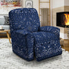 Bandana Blue Paisley Print Recliner Slipcover-grizzshop