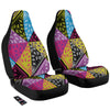 Bandana Paisley Colorful Square Print Car Seat Covers-grizzshop