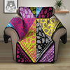 Bandana Paisley Colorful Square Print Recliner Protector-grizzshop