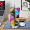 Bandana Paisley Colorful Square Print Tumbler-grizzshop