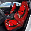 Bandana Red Hannya Demon Print Car Seat Covers-grizzshop