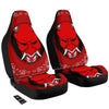 Bandana Red Hannya Demon Print Car Seat Covers-grizzshop