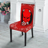 Bandana Red Hannya Demon Print Dining Chair Slipcover-grizzshop