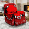 Bandana Red Hannya Demon Print Recliner Slipcover-grizzshop