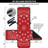 Bandana Red Paisley Print Recliner Protector-grizzshop