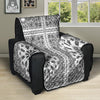 Bandana White And Black Paisley Print Pattern Recliner Protector-grizzshop