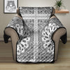 Bandana White And Black Paisley Print Pattern Recliner Protector-grizzshop