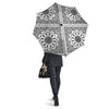 Bandana White And Black Paisley Print Pattern Umbrella-grizzshop