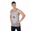 Bandana White And Black Print Men's Tank Top-grizzshop