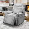 Bandana White Paisley Print Pattern Recliner Slipcover-grizzshop