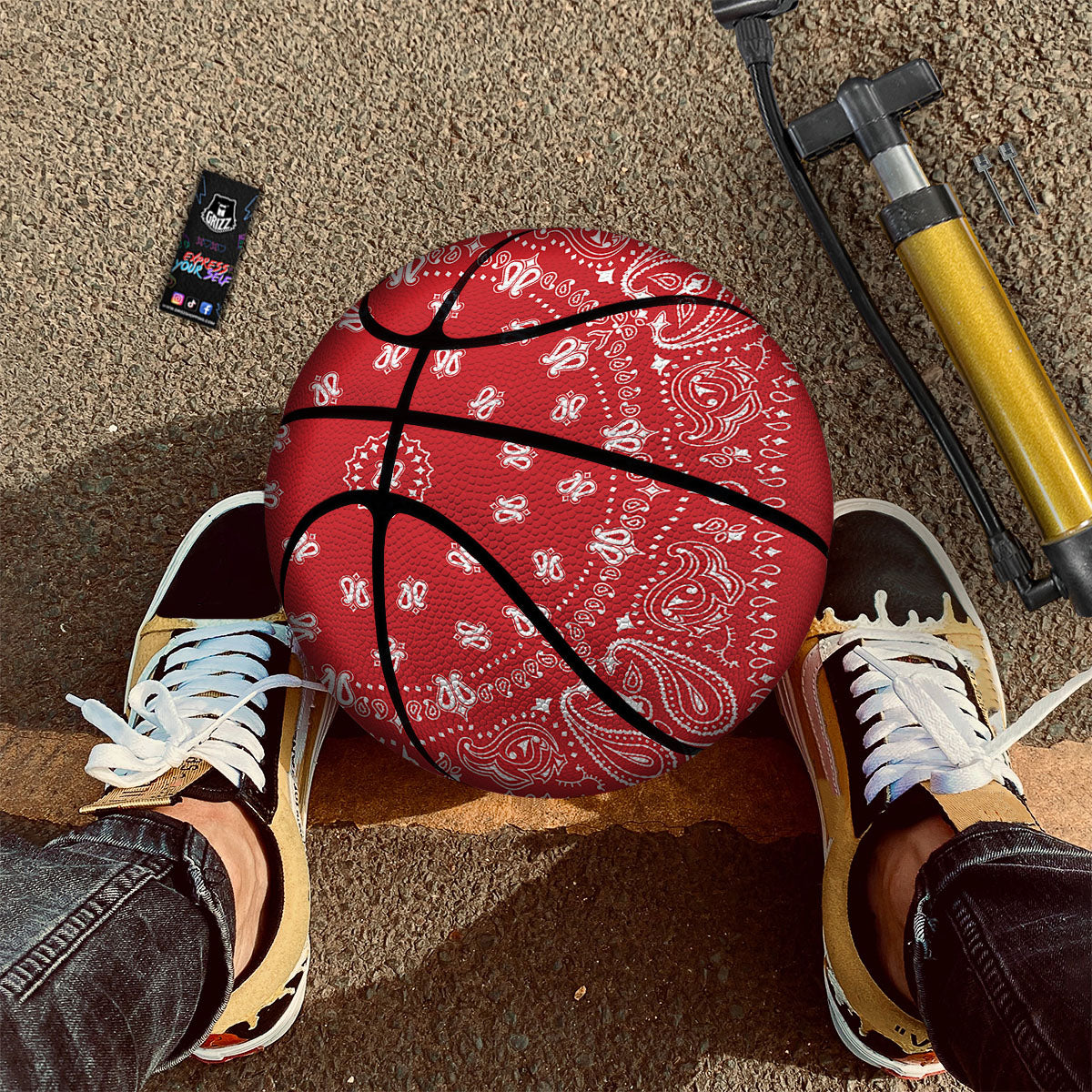 Banana Leaf Tropical Print Pattern Basketball