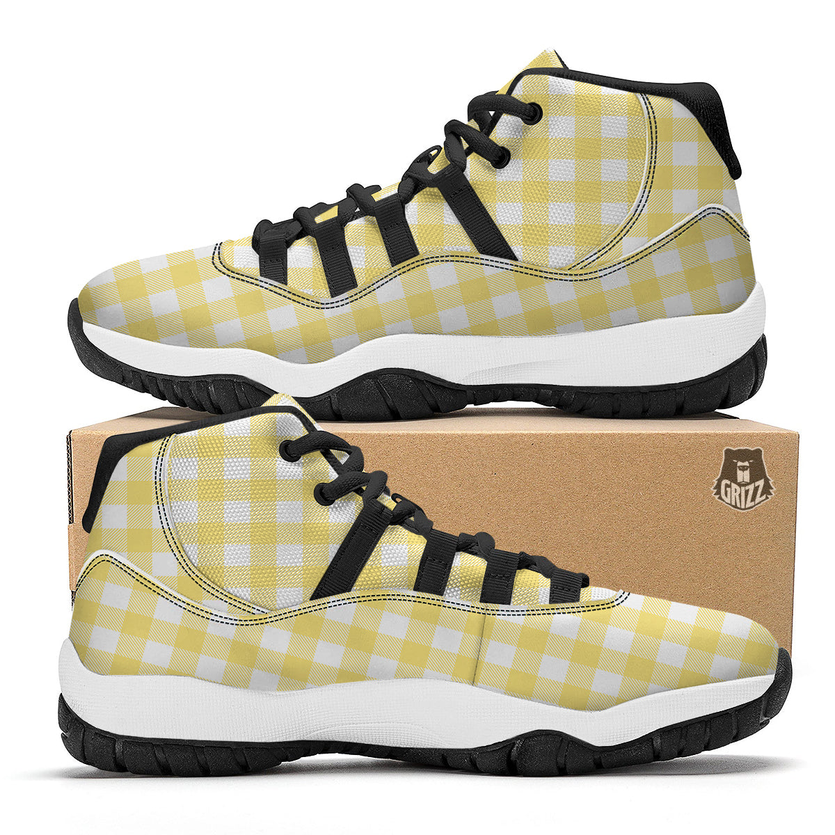 Barber Pole Print Pattern Black Bball Shoes-grizzshop