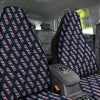 Barber Pole Print Pattern Car Seat Covers-grizzshop