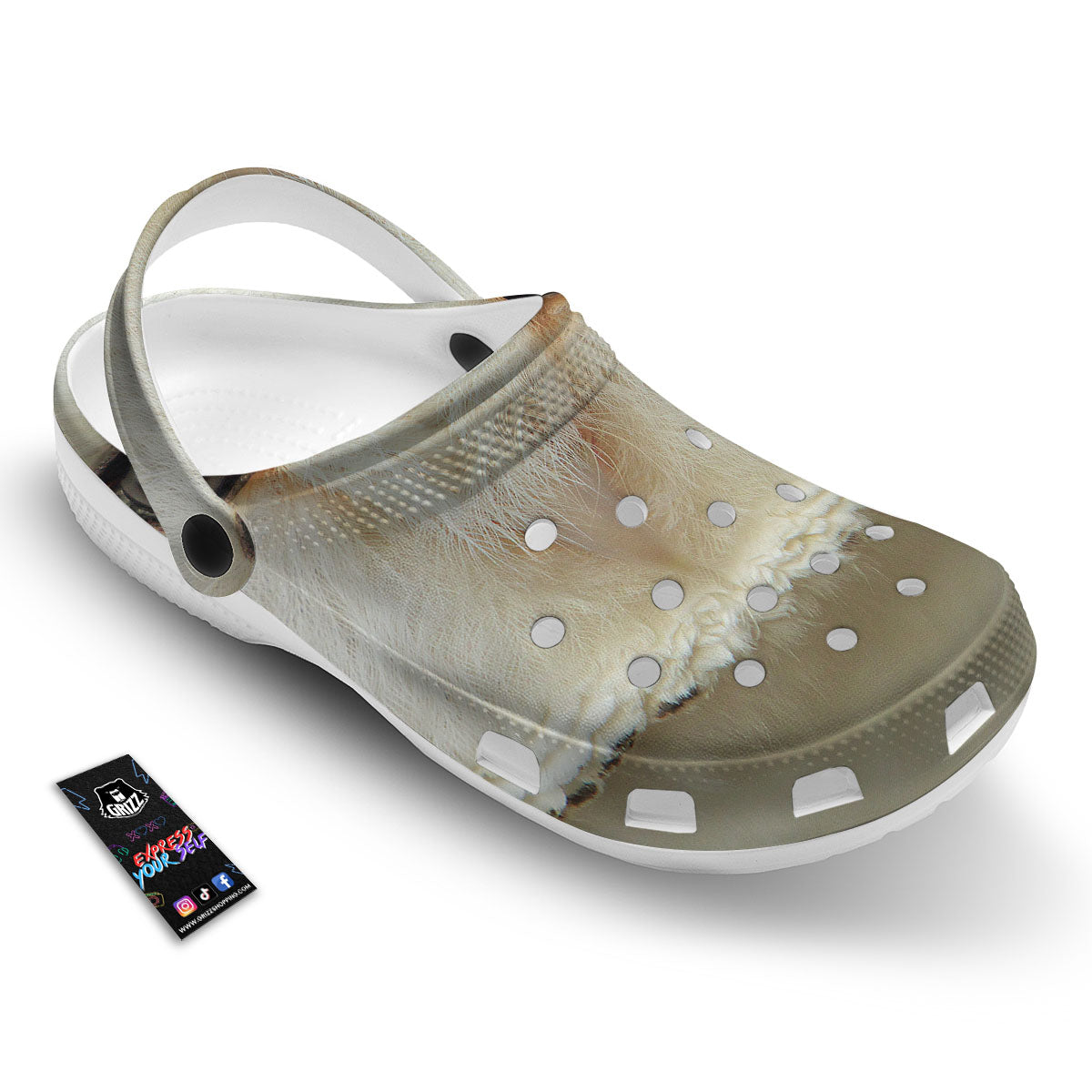 Barn Owl Print Clog-grizzshop