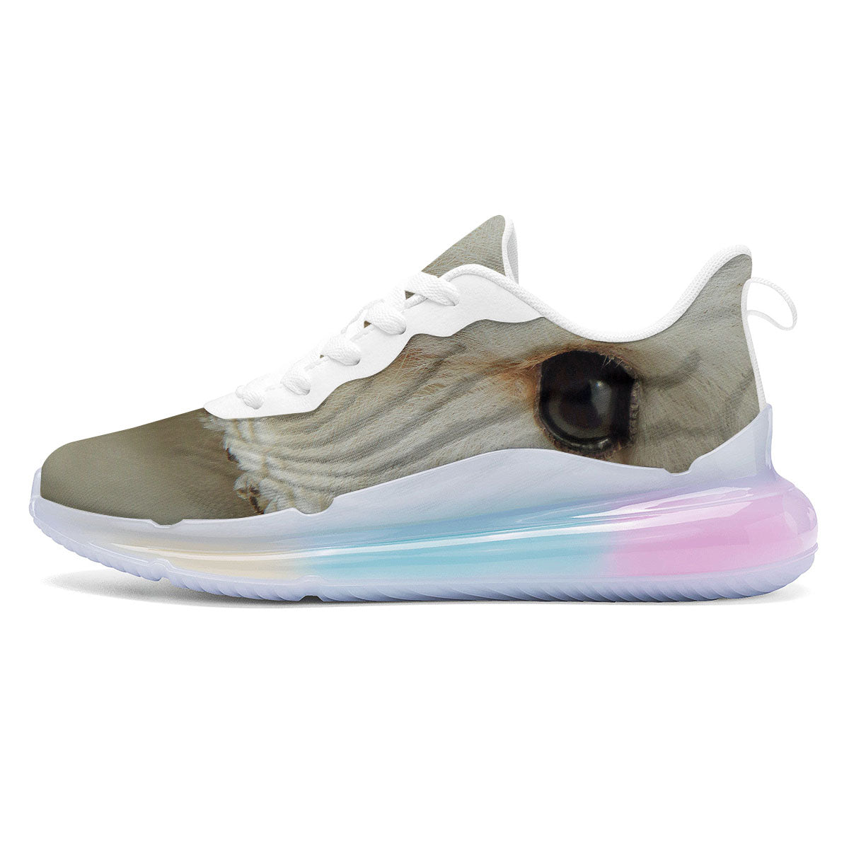 Barn Owl Print Running Sneakers-grizzshop