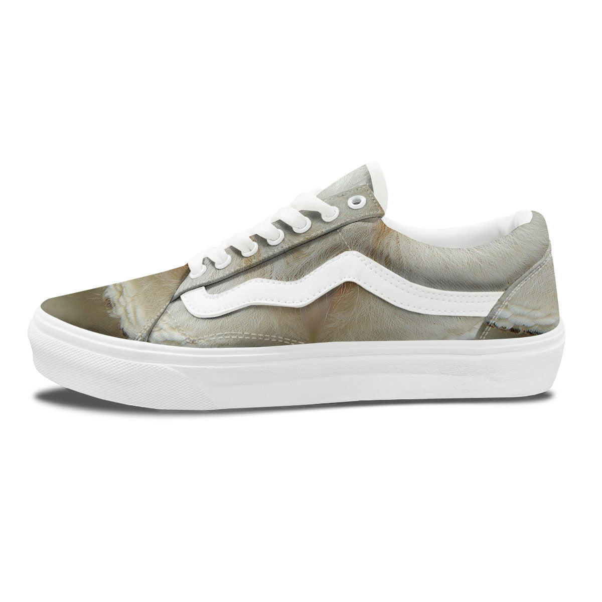 Barn Owl Print Skate Shoes-grizzshop