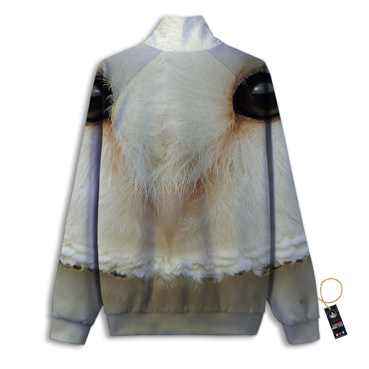 Barn Owl Print Track Jacket-grizzshop