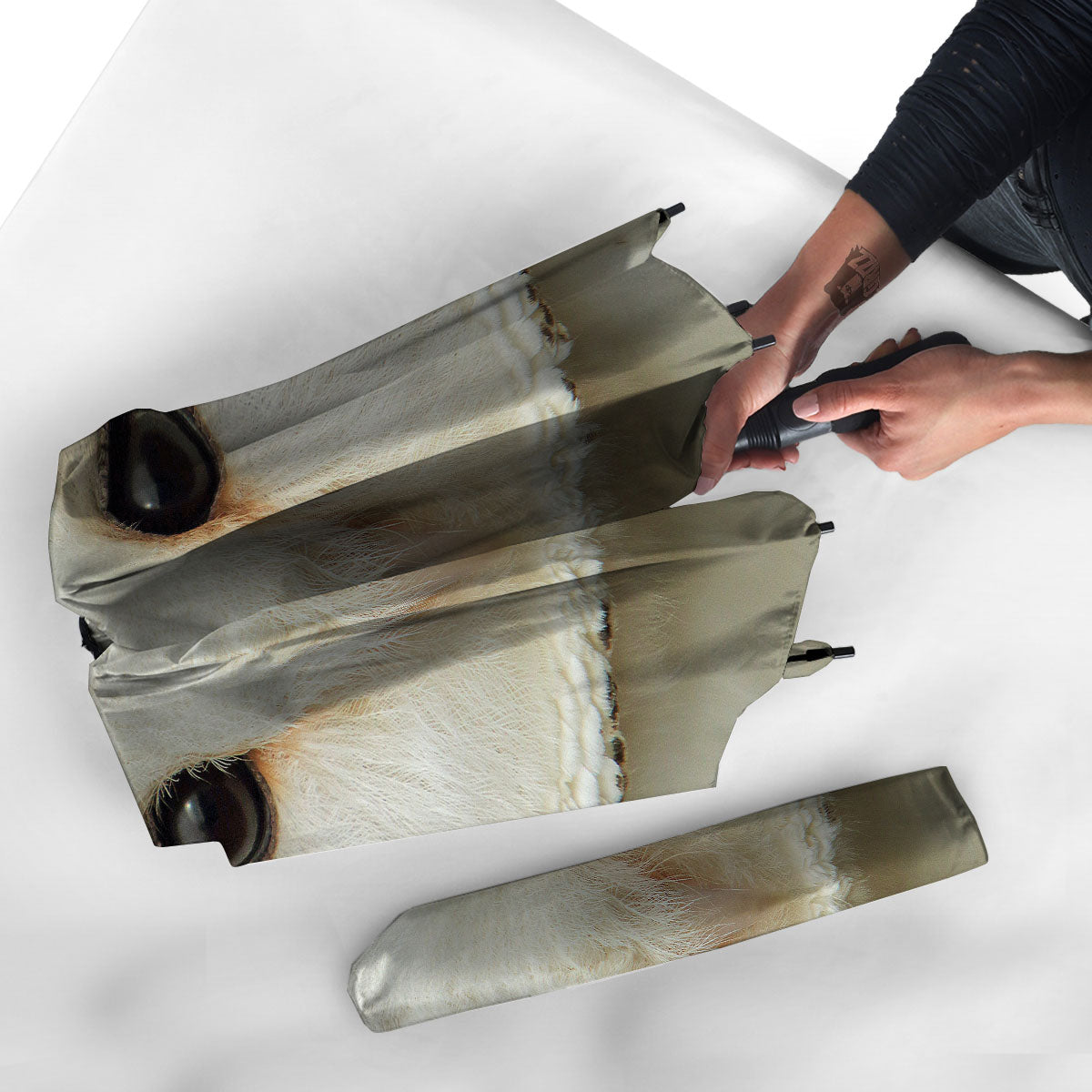 Barn Owl Print Umbrella-grizzshop