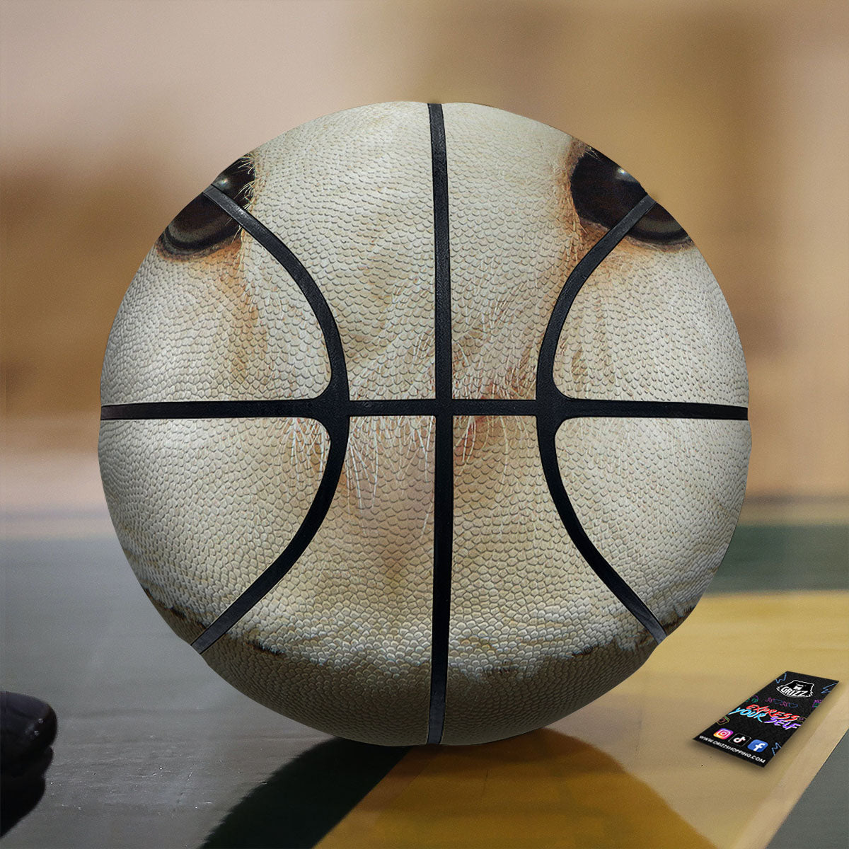 Barn Owl Print Basketball