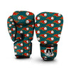 Baseball Fire Pattern Print Boxing Gloves-grizzshop