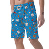 Baseball Pattern Print Men's Shorts-grizzshop