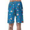 Baseball Pattern Print Men's Shorts-grizzshop