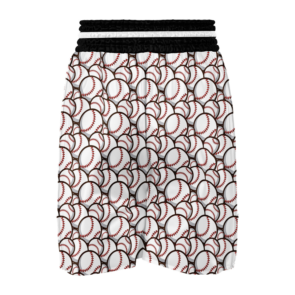 Baseball Print Pattern Boxing Shorts-grizzshop