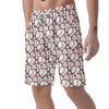 Baseball Print Pattern Men's Shorts-grizzshop