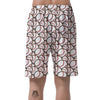 Baseball Print Pattern Men's Shorts-grizzshop