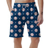 Baseball Star Pattern Print Men's Shorts-grizzshop