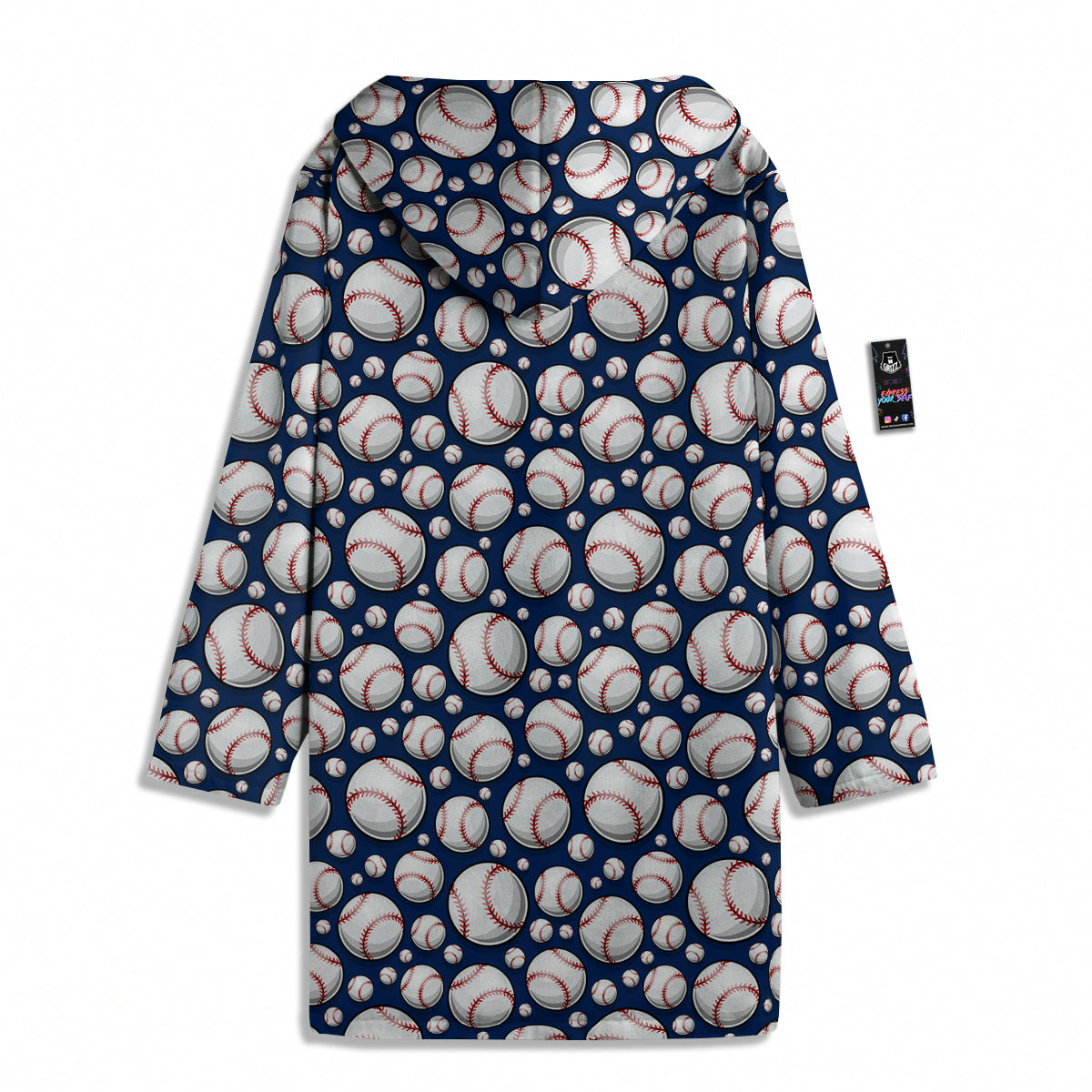 Baseballs Print Pattern Men's Windbreaker Jacket-grizzshop