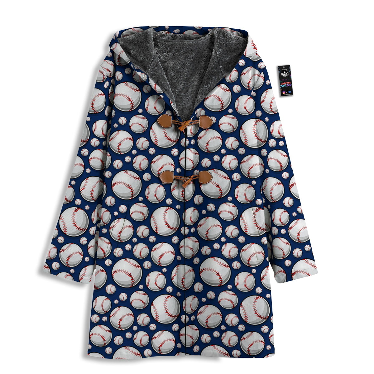 Baseballs Print Pattern Men's Windbreaker Jacket-grizzshop