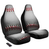 Baseballs Texture Print Car Seat Covers-grizzshop