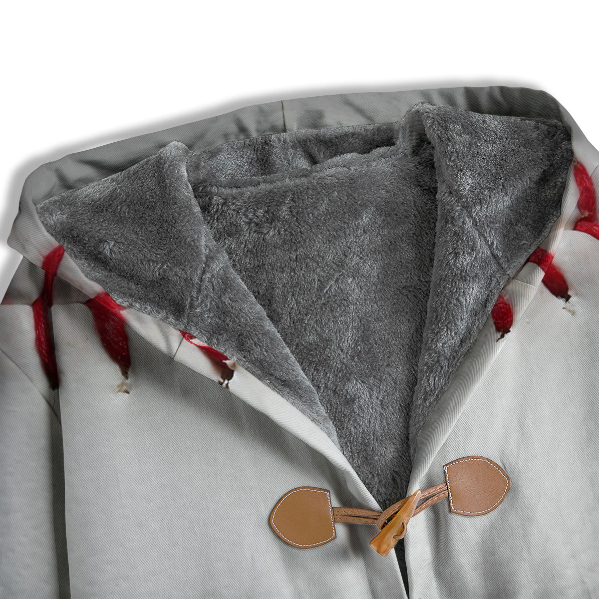 Baseballs Texture Print Men's Windbreaker Jacket-grizzshop