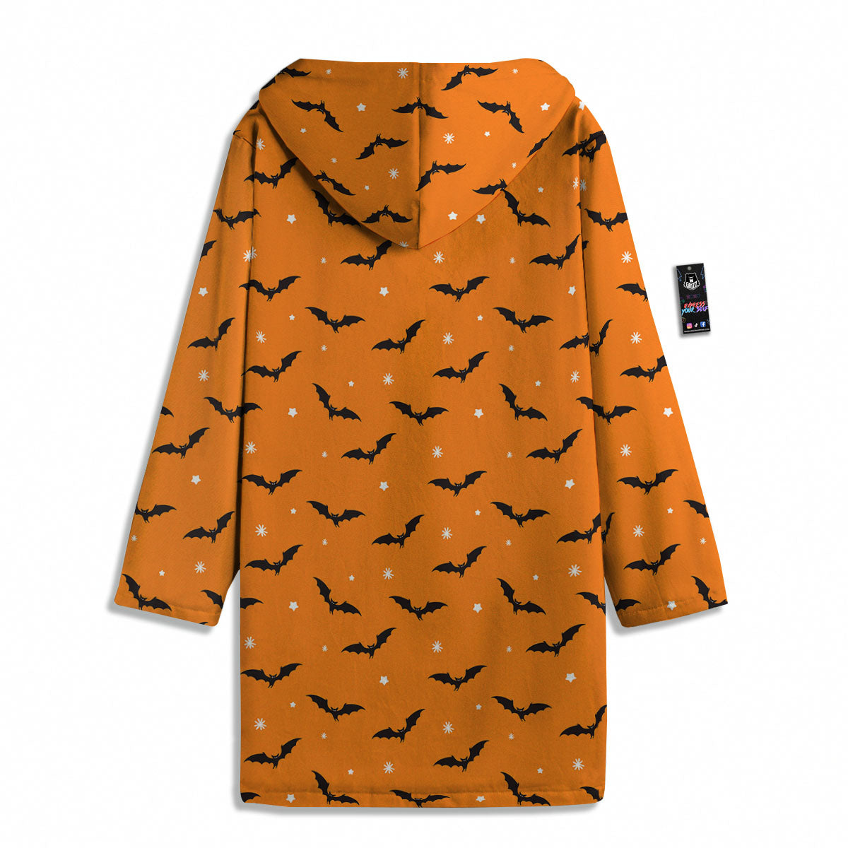 Bat Halloween Print Pattern Men's Windbreaker Jacket-grizzshop