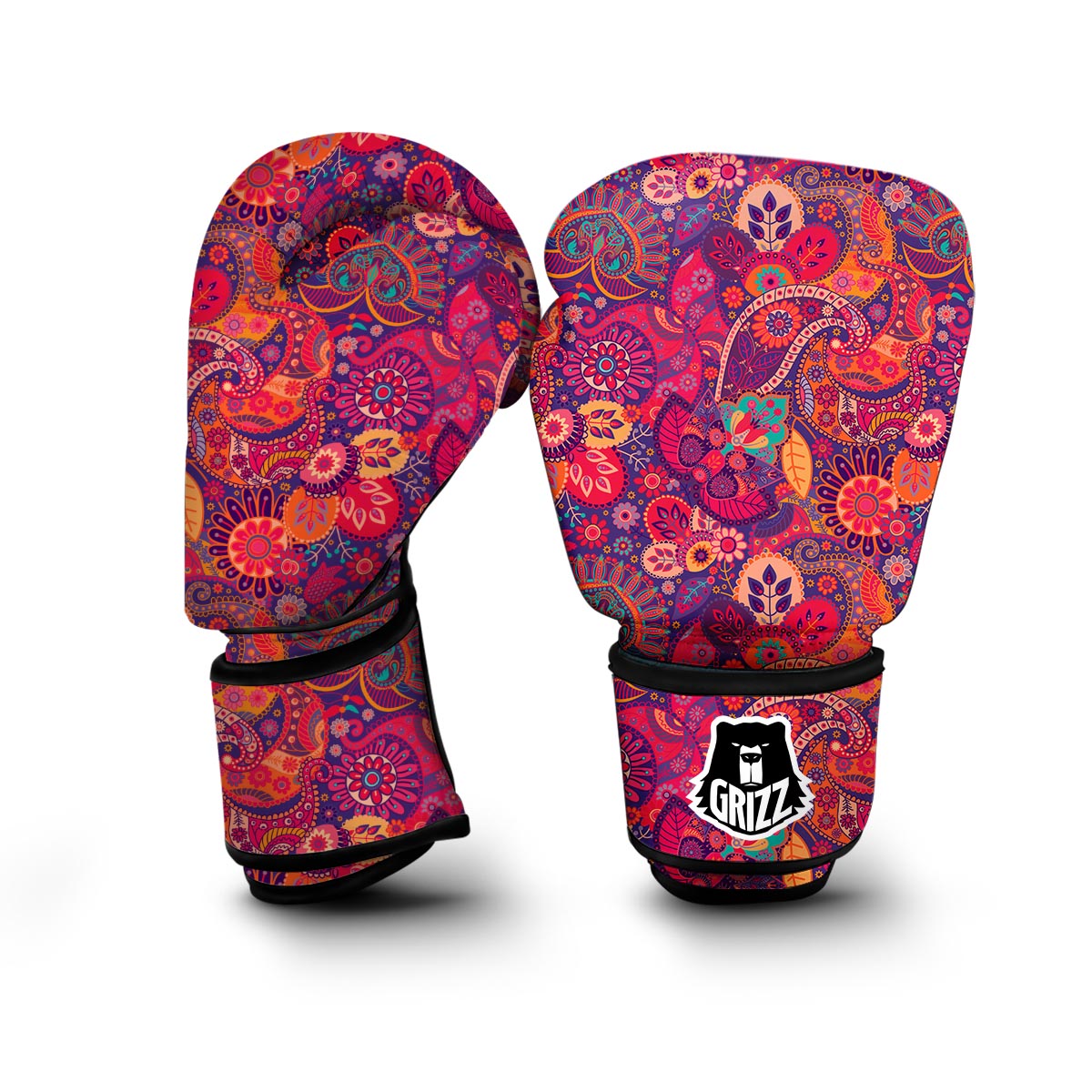 Batik Hippie Boxing Gloves-grizzshop